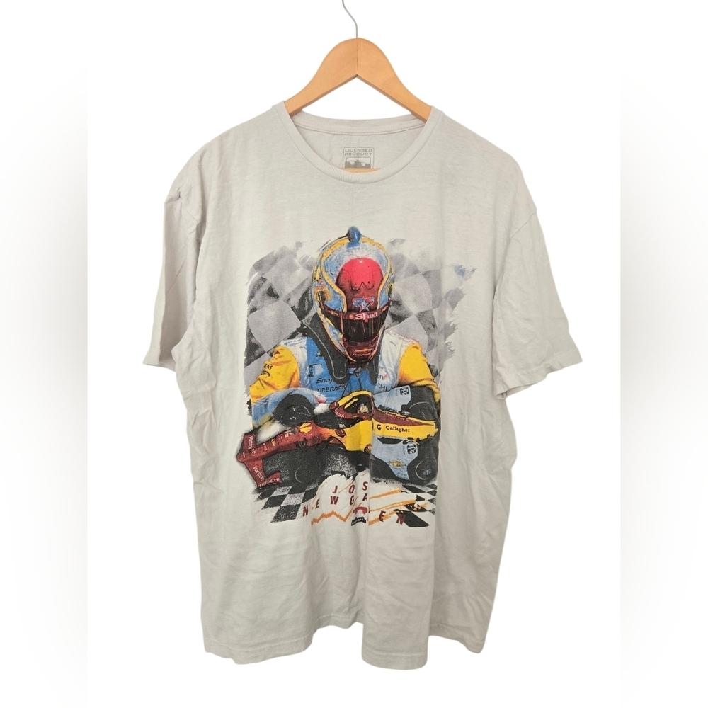 Indycar Graphic Print Men's T-Shirt Size Large